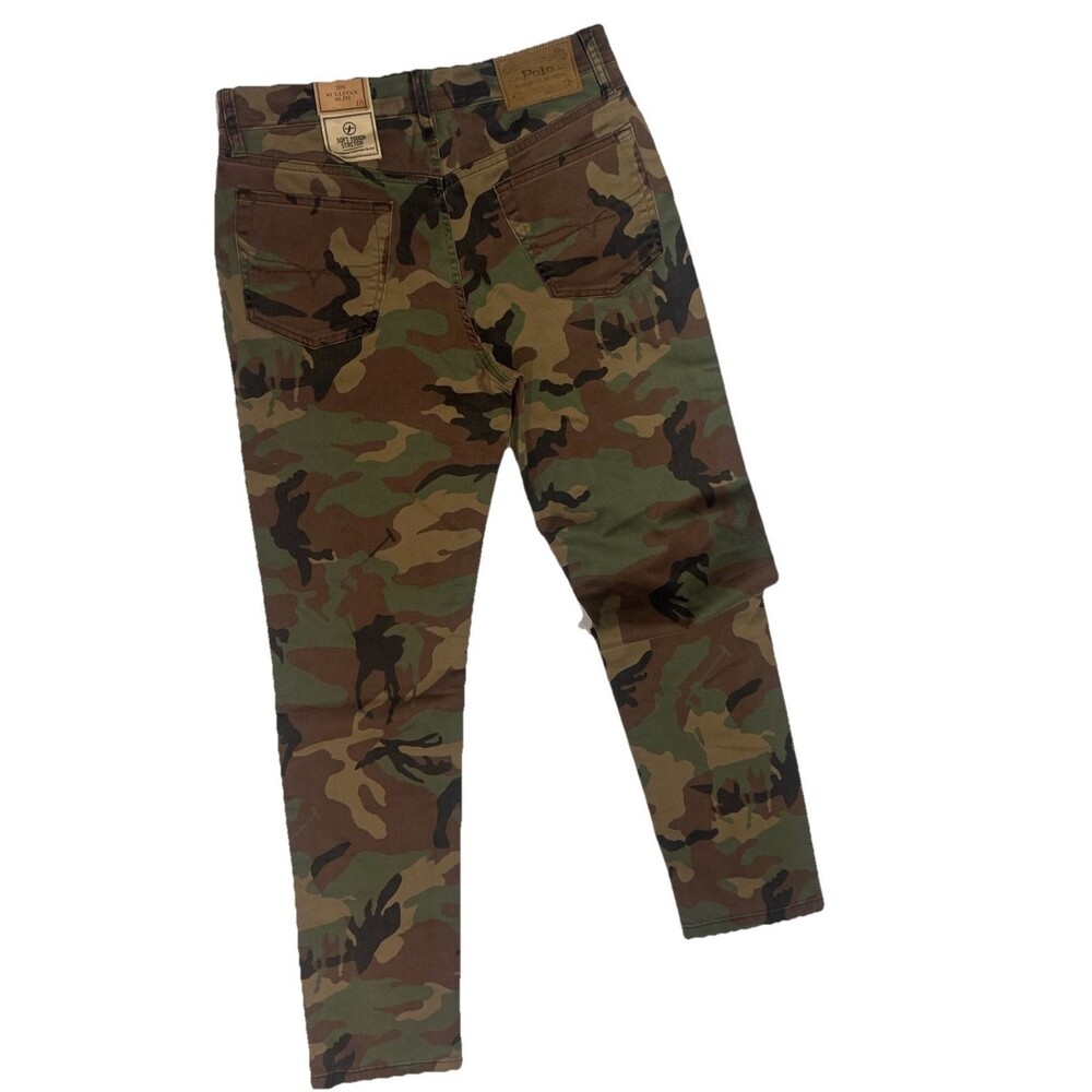 Polo Ralph Lauren Sullivan Slim Camo Pants Stretch Size 18 Boys Camouflage NWT